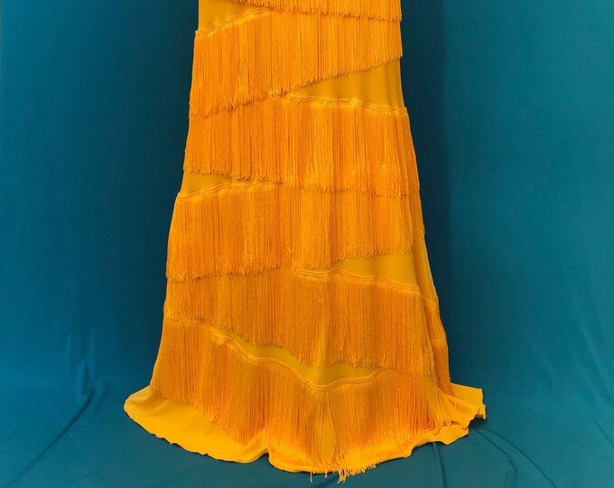 Flamenco Skirt Model Nina Fringes Etsy