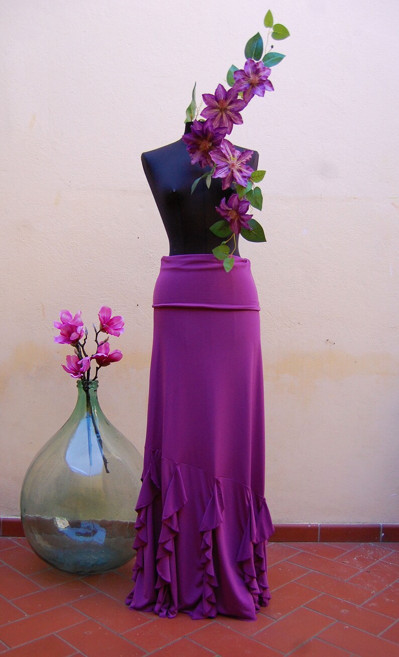 Flamenco Skirt Model Eva Etsy