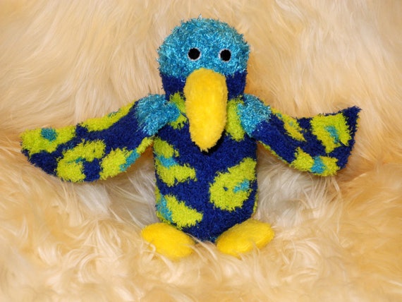 Chaussette Hawk Critter Animal Peluche Doudou Bouché Floue à