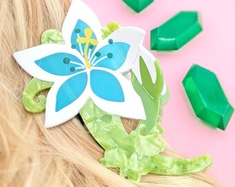 Silent Flower - hair claw