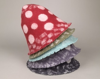 Felted Merino Wool Mushroom style Sauna Hat