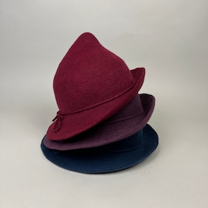 Fleur Delacour style inspired elegant hat-  Gift for her-  Handmade woolen hat