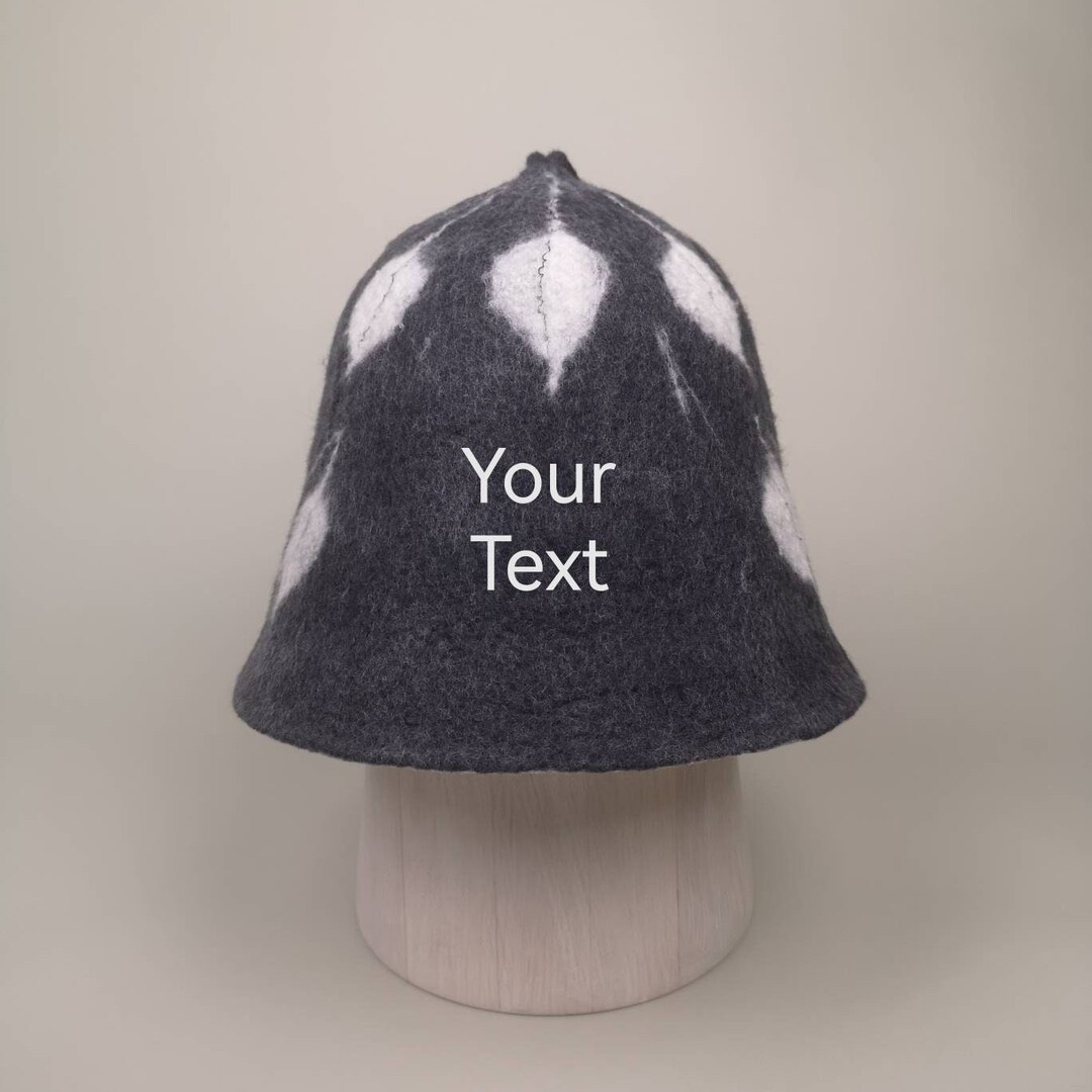 Personalized Sauna Hat - Etsy