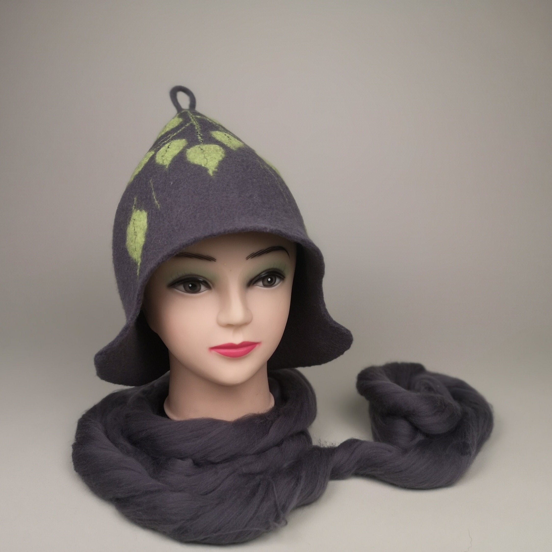 Wool Felt Sauna Hat Sauna Accessories 