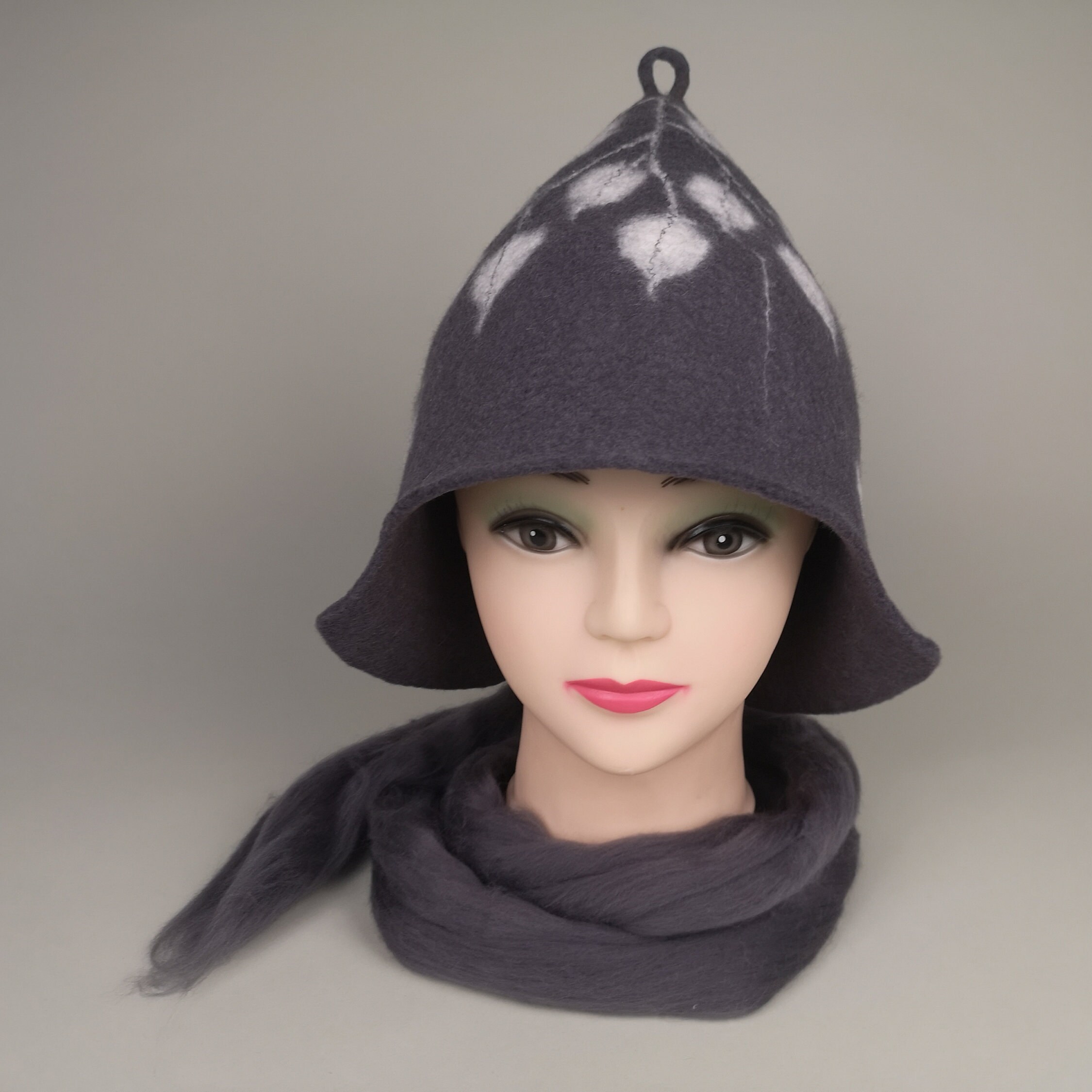 Sauna accessories Merino wool sauna hat for men and women Etsy