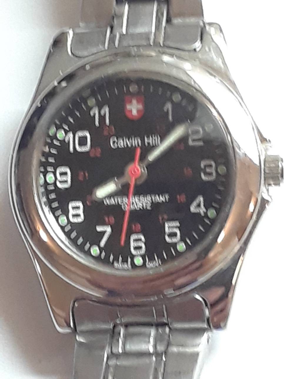 calvin hill watch stainless steel
