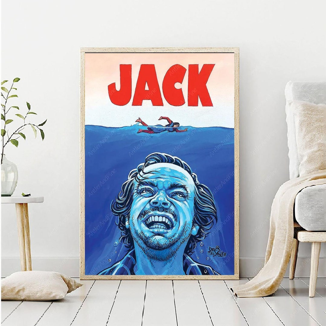 Jack Poster Modern Vintage Movie Poster Minimalist Wall Art Etsy