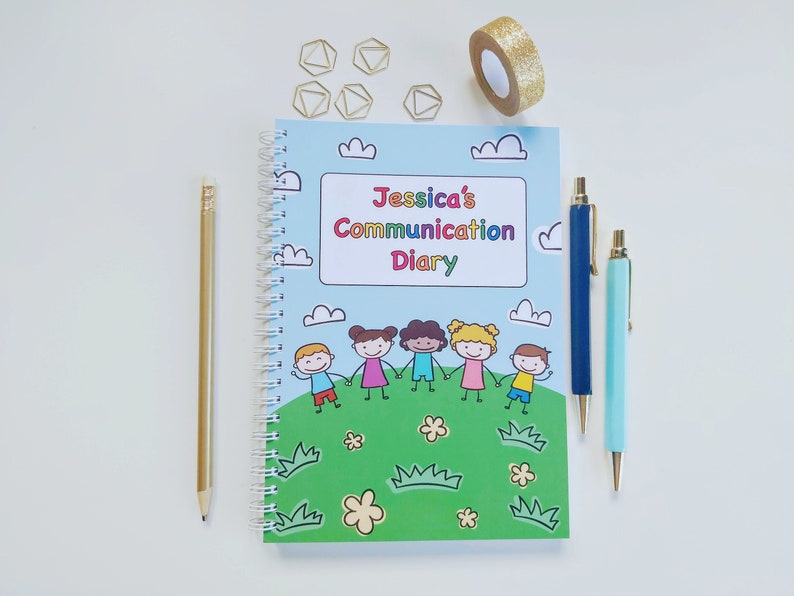 Personalised Childcare Communication Diary: Home to School - Etsy UK