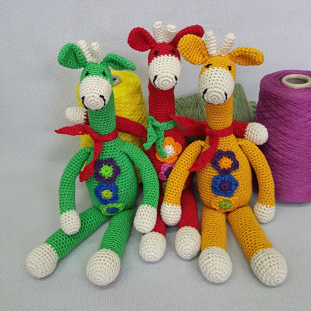 Stuffed Animals & Plushies Toys Crochet Giraffe Crochet Animals Crochet