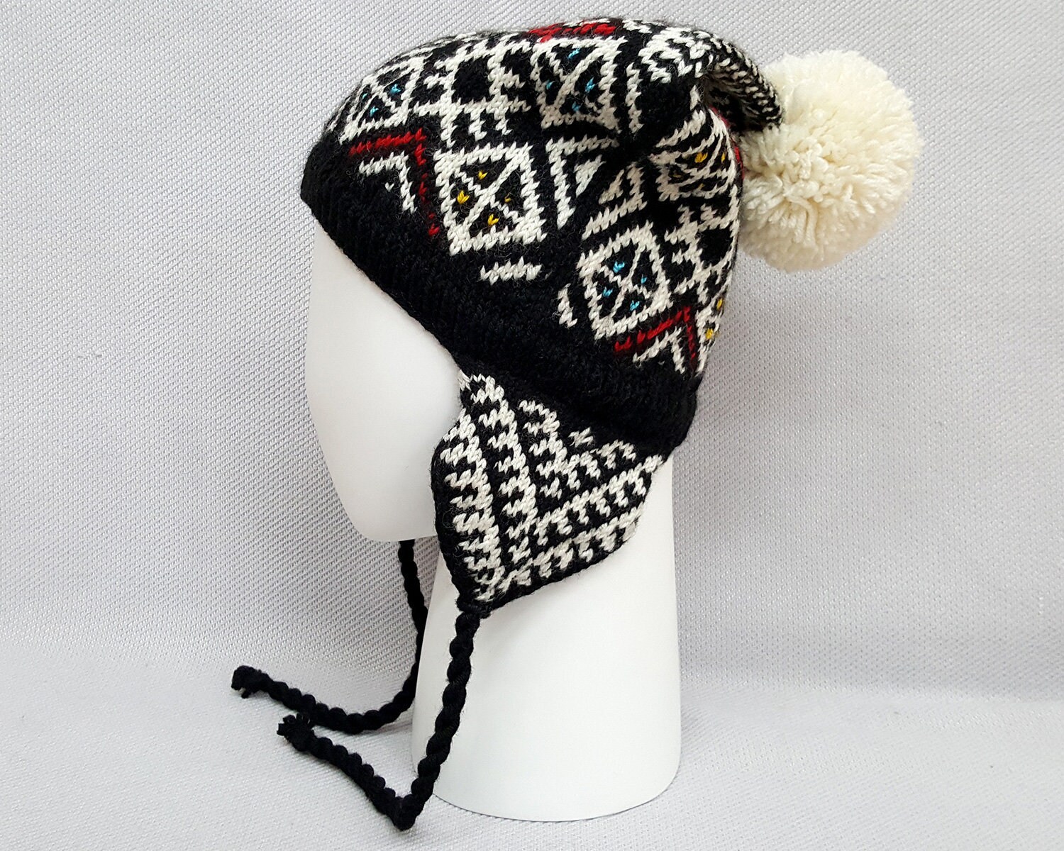 Jacquard Hat With Ear Flaps Fairtrade 