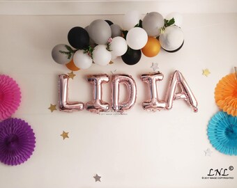 custom name balloon etsy