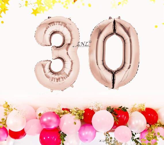 age number balloons