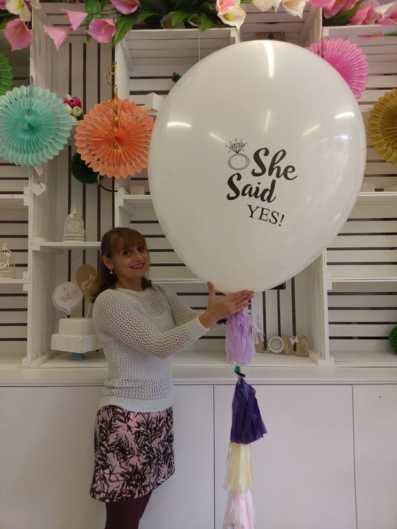 Blush Balloon 3ft giant large valentine wedding bride engaged love Best Day Ever