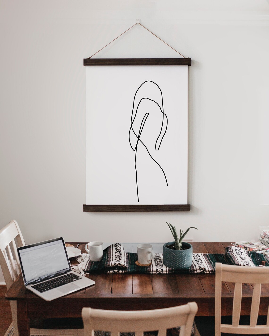 Ona Line Art Female Nude Print Minimalist Drawing Woman | Etsy