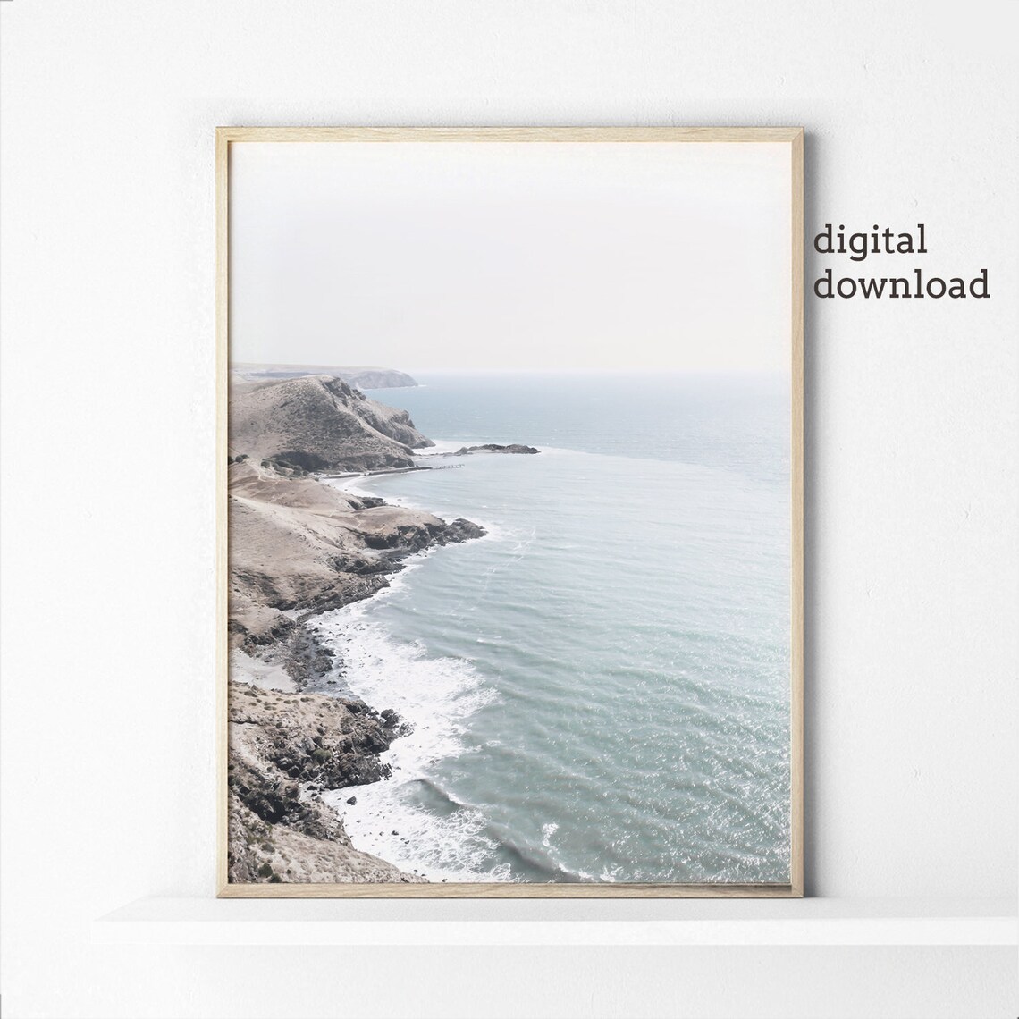 Coastal Print Set Wall Art Prints Set of 2 Prints Printable Etsy