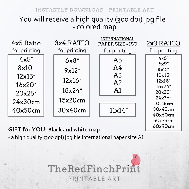 Memphis Map Prints Wall Art Cubicle Decor Colorful Map Art Etsy