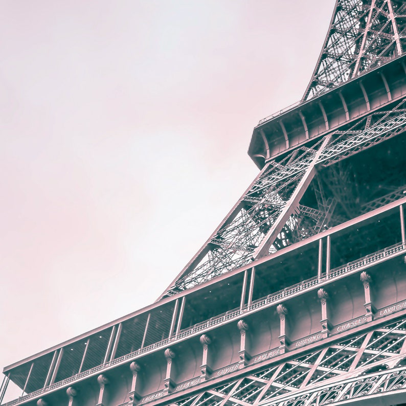 Paris Map Wall Art Map of Paris Bedroom Decor Set of 2 Etsy