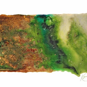 South Dakota Topography Print