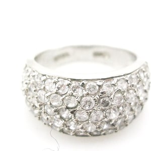 Nolan Miller &quot;Pleasureable Pave&quot; ringmaat 7, zilverkleur