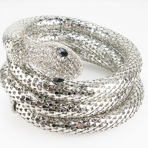Kenneth Jay Lane Filigree Stretch Snake Bracelet Petite to Average