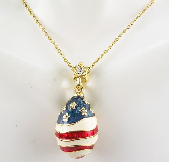 Choice of JOAN RIVERS ENAMEL EGG CHARM or 15" Chain Choice of JOAN RIVERS ENAMEL EGG CHARM or 15" Chain