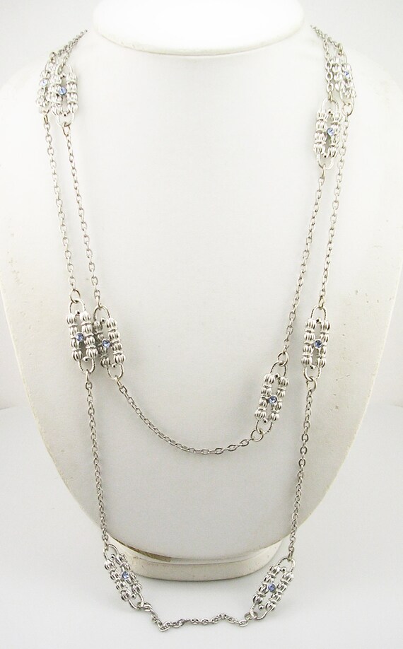 Jackie Kennedy Silver Tone Paperclip 