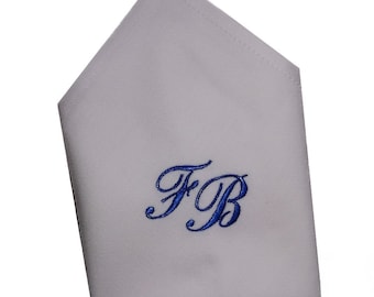 Serviettes en tissu monogramme initiales de mariage personnalisées pour la table de mariage exclusive serviette en tissu cadeau invité