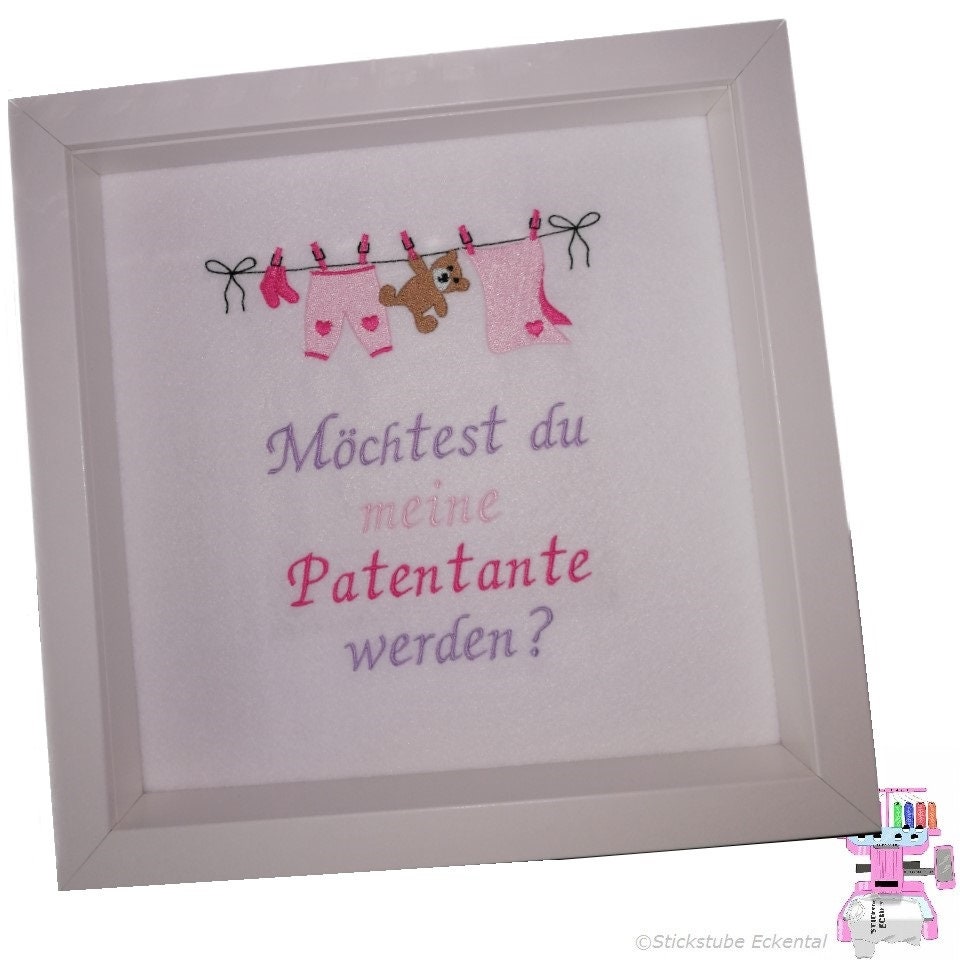 Puzzle-Geschenk „Möchtest Du Meine Patentante Werden?“ Mit Babyfüßen – 75 Teile In Herzform