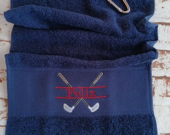 Golf towel with the name Felix