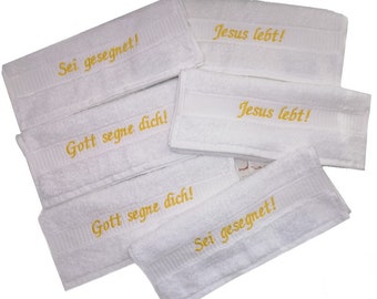 Towel Christian saying