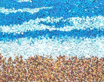 Brighton Beach - a painting by Suze P