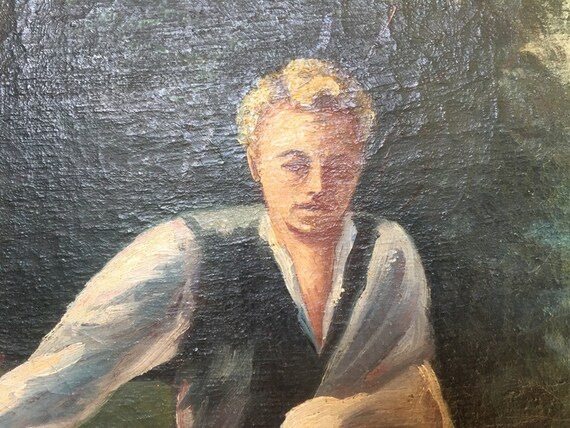 Olgemalde Landschaft Samann Neue Sachlichkeit Der Samann Etsy