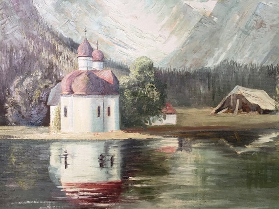Konigssee Deutschland Gemaelde Original Des Kunstler Bert Etsy