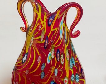 ムラーノ ミルフィオリ 花瓶 - Etsy 日本