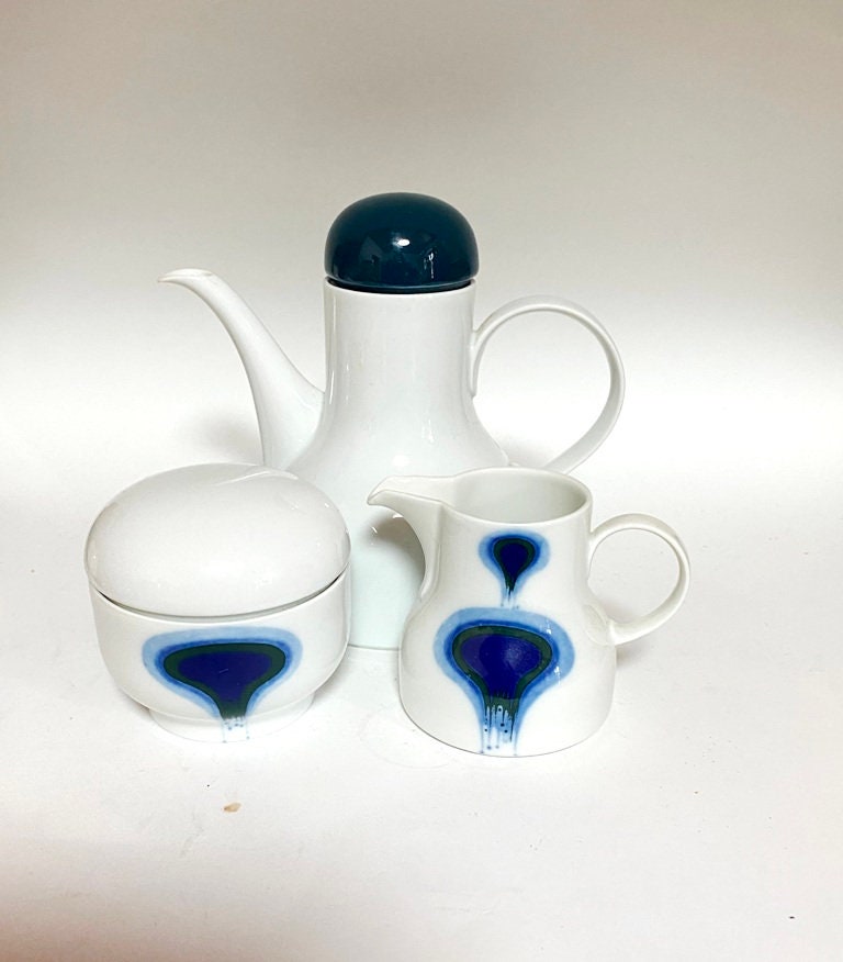 Fuerstenberg Tee Kern Design Tea Porcelain Award 1970s E.A. Sundermann for  Frstenberg, Germany Form F Modernist Pop Art - Etsy
