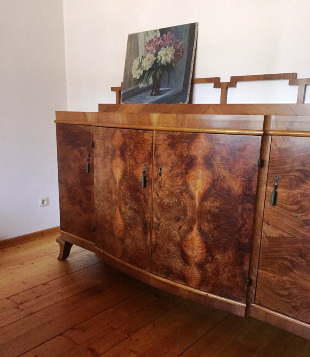 Walnut 2024 veneer sideboard