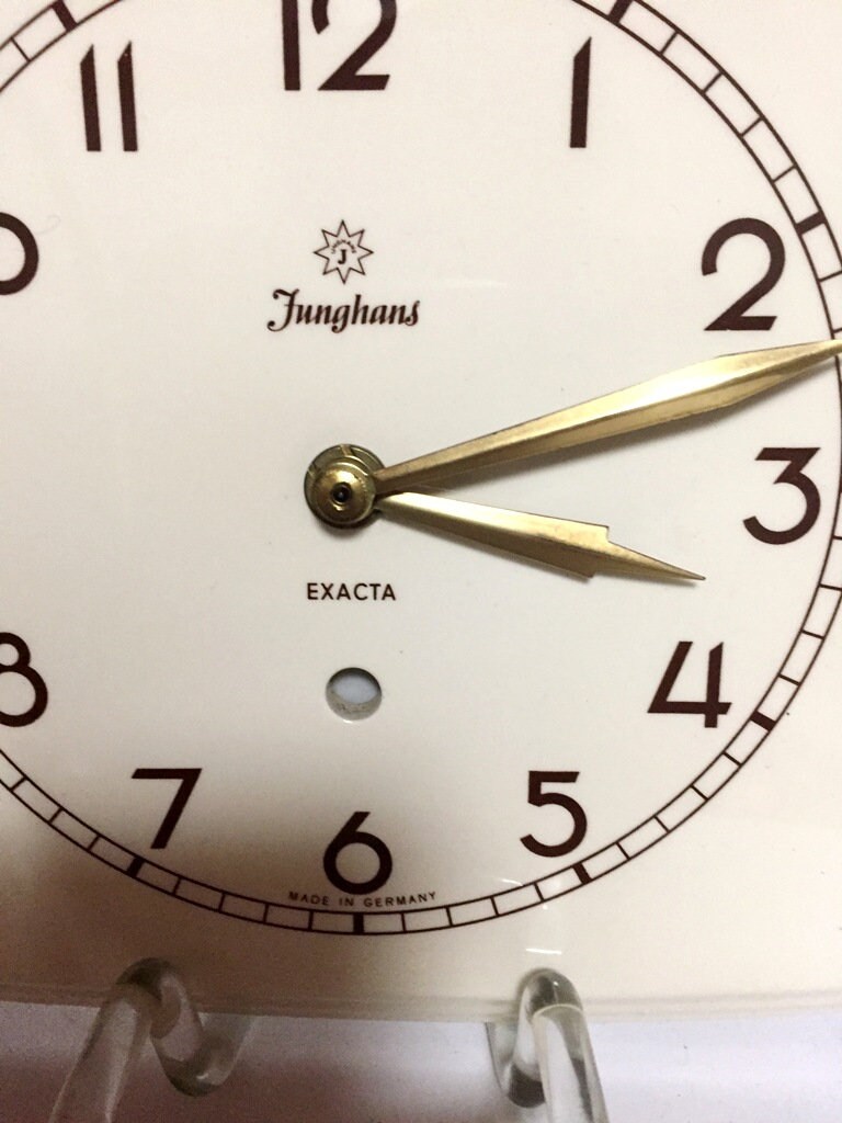 Junghans Exacta Wall Clock 1950s Kitchen Clock Top Class Etsy
