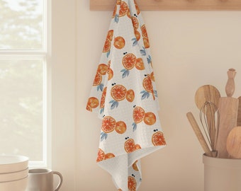 Citrus kitchen towel personalized grapefruit towel housewarming gift fruit kitchen decor personalized gift for mom gift for her