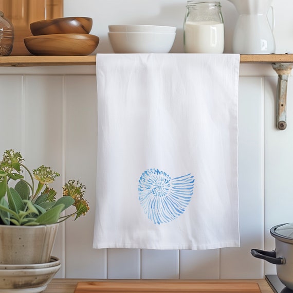 Seashell kitchen towels hotsell
