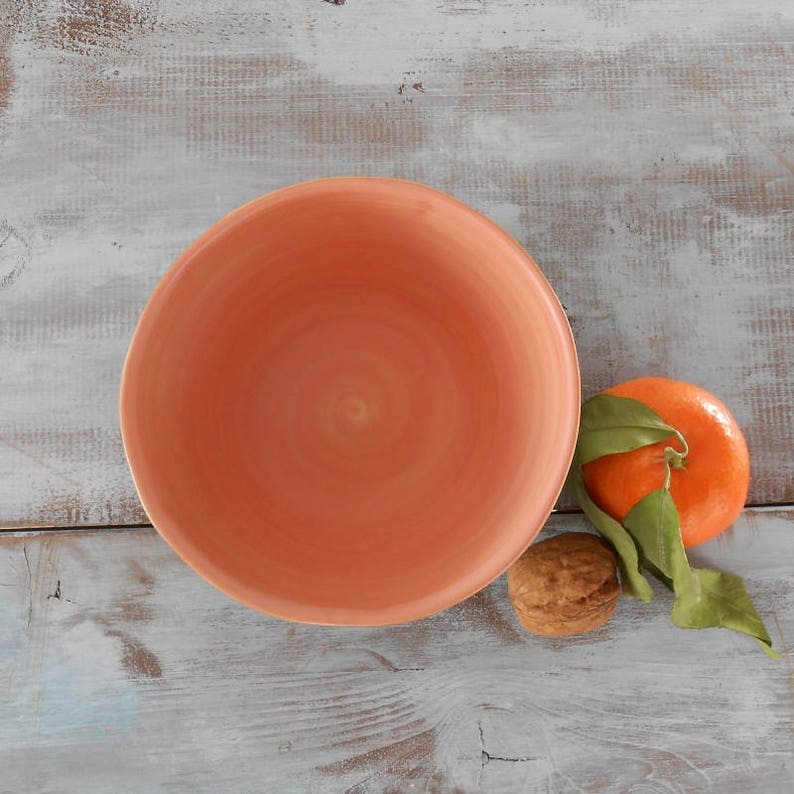 Small high bowl in ceramic different colours
