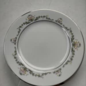 Set of 4 Beautiful Noritake Early Spring 2362 Pattern Bread Plate, 6 1/4&quot; DIAMETER EUC