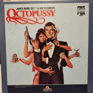 James Bond Octopussy CED Videodisc - Sólo Disco 1