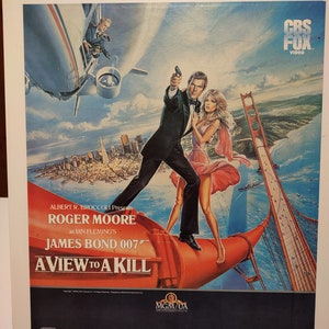 Vintage CED Video Disk 007 James Bond A View to a Kill Selectavision CBS FOX video