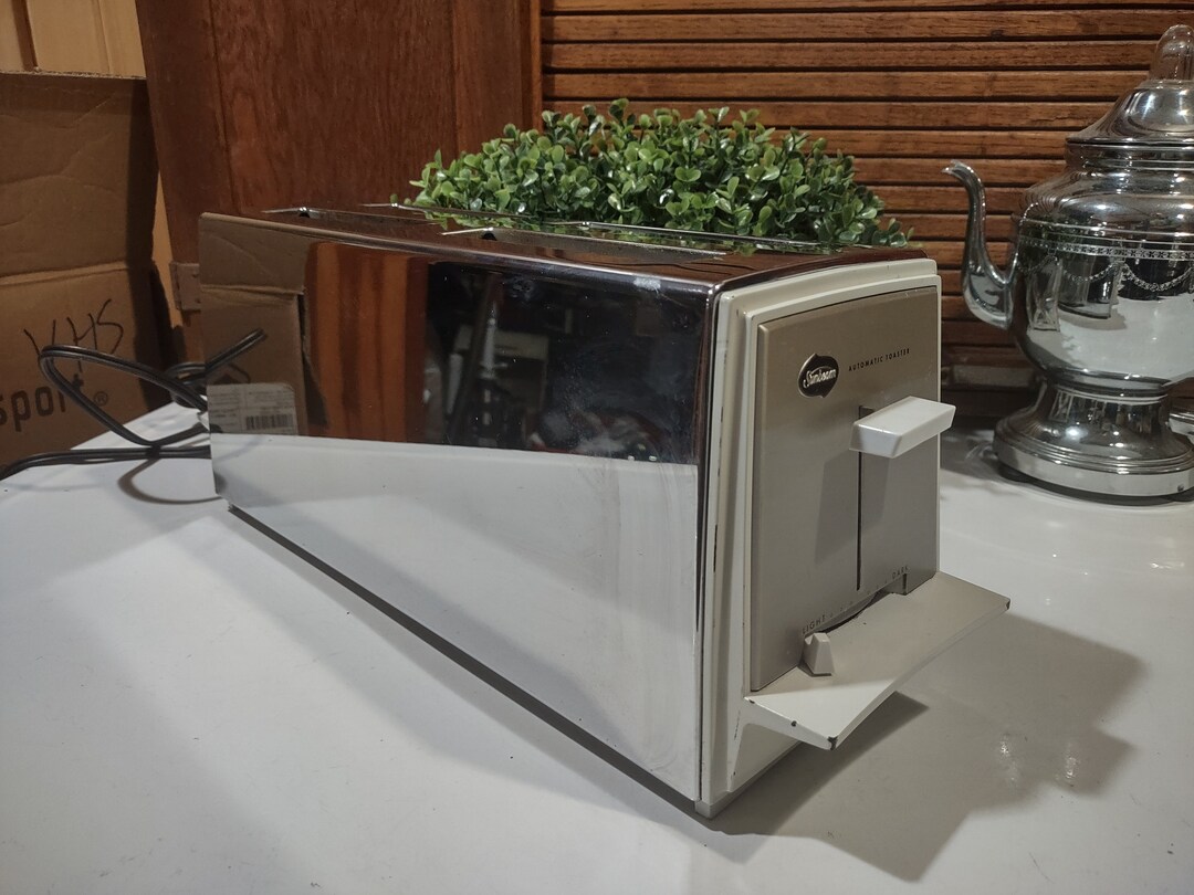 Vintage Sunbeam Automatic 4 Slice Toaster Model T75 Tested Etsy