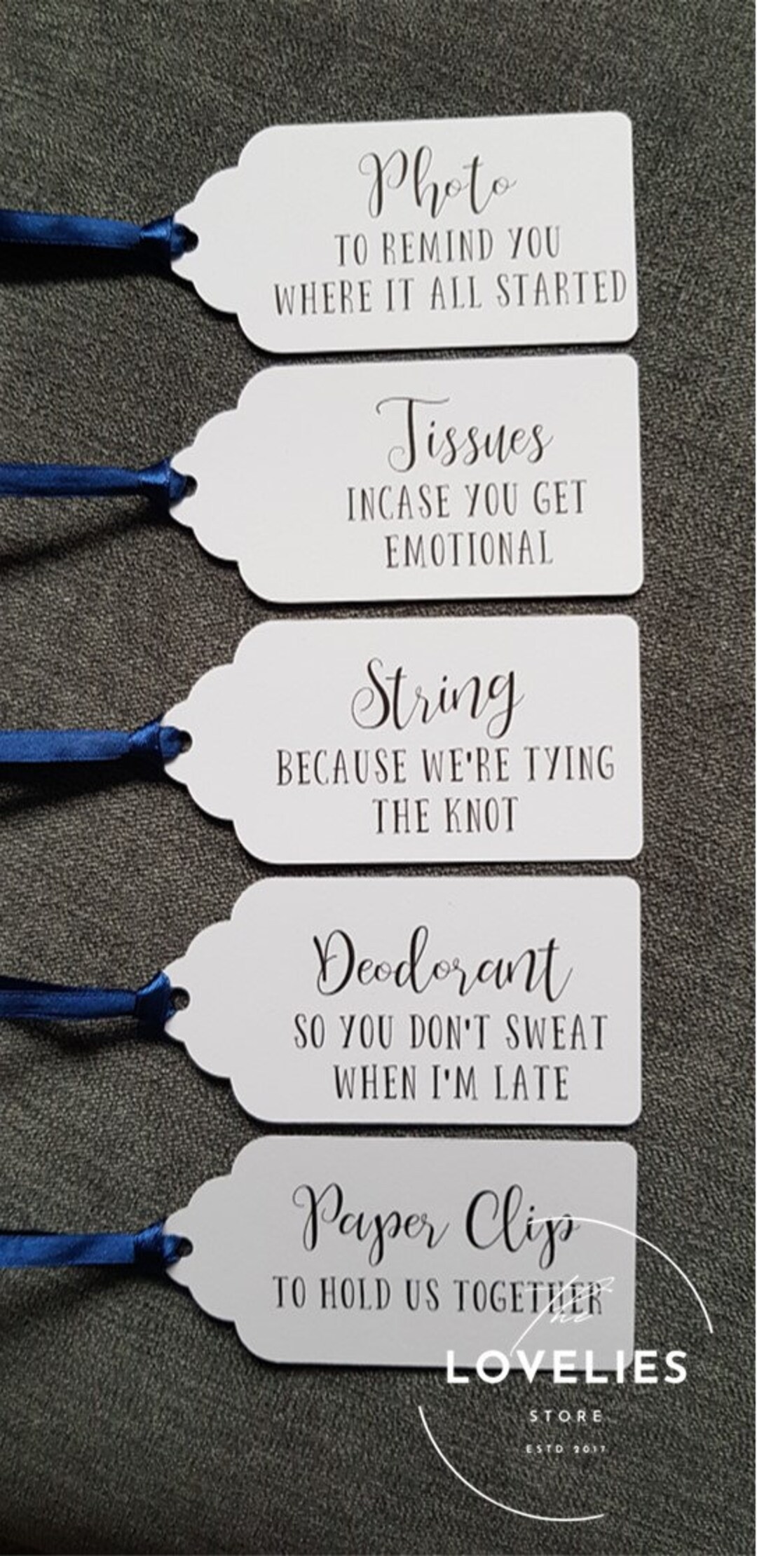 Bride &amp; Groom Wedding Gift Tags - Perfect for the Wedding Morning Gift ...