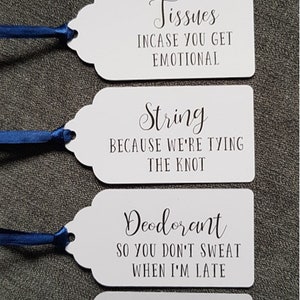 Bride & Groom Wedding Gift Tags - Perfect for the Wedding Morning Gift Box | Gifts for Bride | Gifts for Groom | Customised Option Available