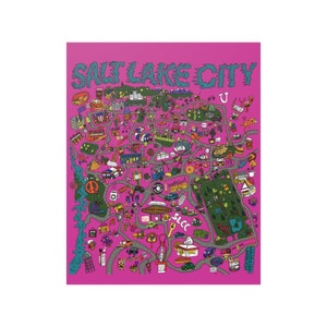 Iconic Salt Lake City 16x20 print
