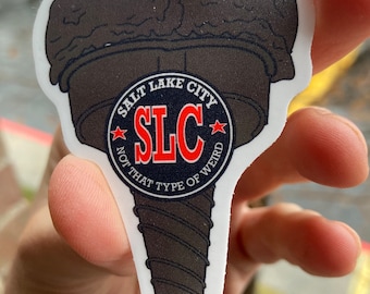 Cono gelato nero di Salt Lake City