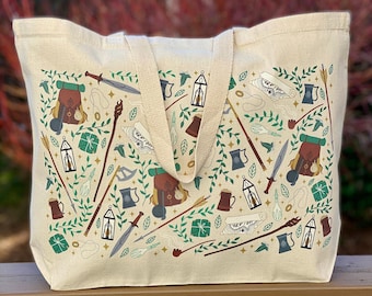 The Going On An Adventure Tote - Literary Tote