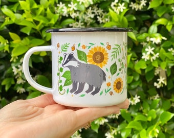 The Summer Badger Camp Mug - Literary Mug
